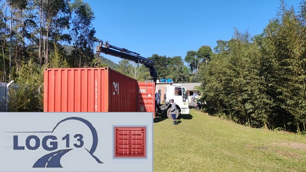Transporte de container 11 Cubatão Transporte de container