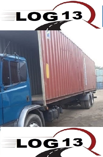 Transporte de container em Santos SP